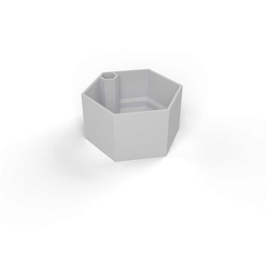 hexagon planter plain